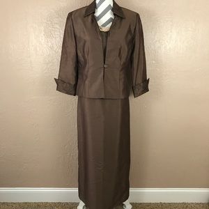 Jessica Howard Brown 2 Piece Formalwear